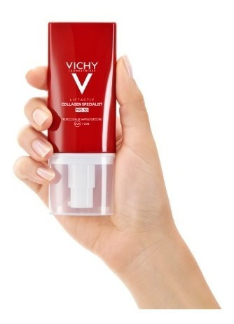Imagen 3 de 5 de Agua Thermal Vichy Liftactiv Colagenist Spf30 50ml
