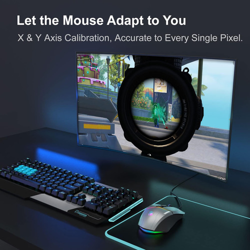 Bloody W60max Wired Rgb Fps Gaming Mouse, Cpi, Todos Los Bot