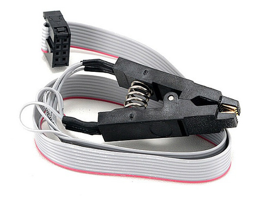 Imagen 8 de 10 de Programador Eprom Bios-usb Ch341a+soic8+clip-pinza+adapt 1.5