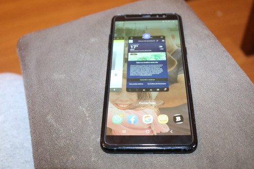 Celular Samsung A8 Plus A730 64gb 4gb Ram 4m Pixel Preto