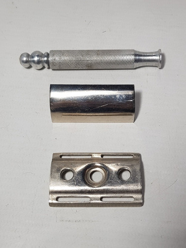 Imagen 7 de 10 de Antiguo Set Afeitar Lote X 4 Piezas Máquina Brocha Mag 58705