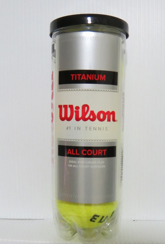 Imagen 3 de 4 de Bolas De Tenis Wilson Titanium X 3 All Court