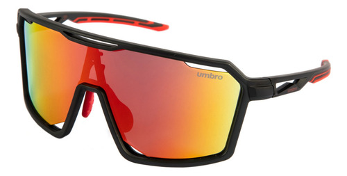 Lentes De Sol Umbro Deportivos Mod 503 C2 Negro Nja Lente Naranja Diseño Deportivo