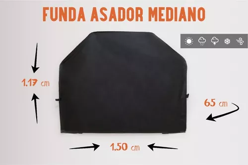 Cubierta Parrilla Asador Protector Exterior Funda Barbacoa