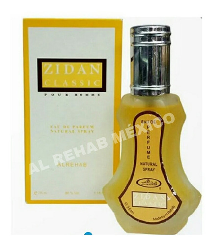 Zidan Clasic Spray 35 Ml Perfume Árabe Al Rehab