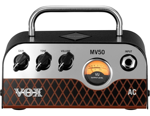 Cabeçote Vox Valvulado 50w Mv50 Ac Clean Pré Nutube