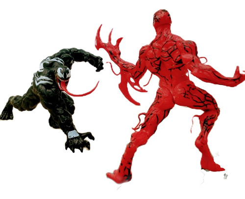 Par De Figuras Venom Y Carnage De Colección 
