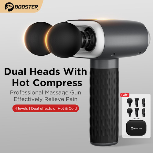 Heads Hot With Electric Massage Compress Gun Booster Dual