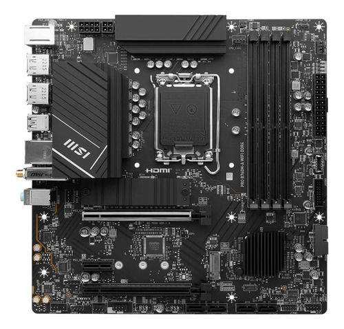 Placa Madre Msi Pro B760m-a Wifi Ddr4 Pro Series Matx