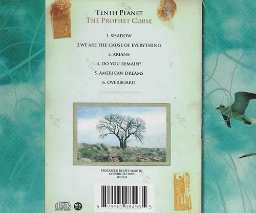 Cd - Tenth Planet - The Prophet Curse - Lacrado