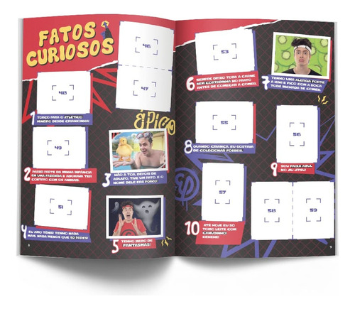 Livro Álbum Oficial Do Enaldinho - A Lenda Da Internet Com 10 Envelopes De Figurinhas