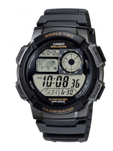 Reloj Digital Casio Ae-1000w Resistente Al Agua 100mts