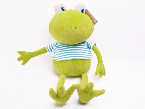 Peluche Rana Sapo 49 Cm Tiernas Mascotas El Duende Azul Color Verde Talle Talle Único