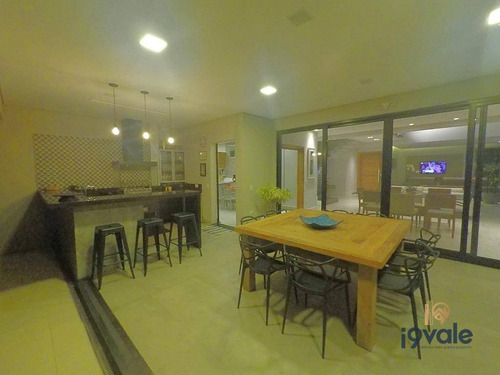 Casa Luxuosa À Venda Condomínio Alphaville 4 Dormitórios, Automatizada, Piscina No Alphaville Sjcampos-sp - Ca1111