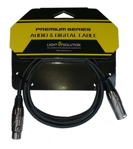 Cable Dmx Profesional 3 Mts / Light Solution