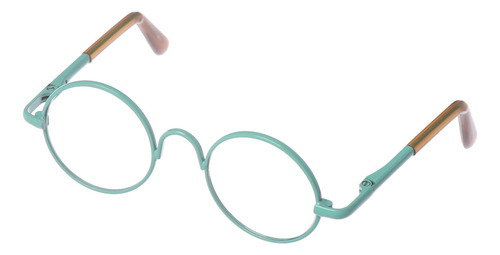 Gafas En Miniatura Con Lentes Transparentes En Forma Redonda