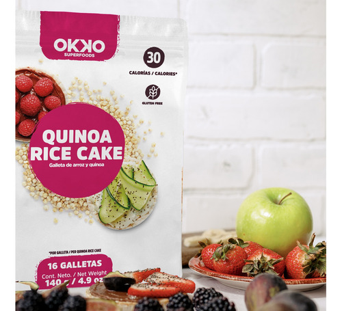 Okko Rice Cakes Con Quinoa 140 G