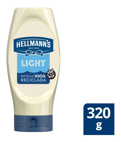 Mayonesa Hellmann's Light Botella X 320 Gr