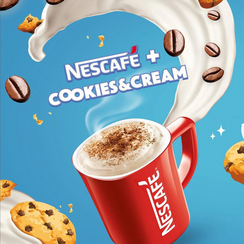 Cafe Instantaneo Nescafe Dolca Mixes Cookies & Cream Pack X6