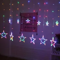Comprar Cascada De Navidad Luce Led Punta Estrella 6mt Navideñas