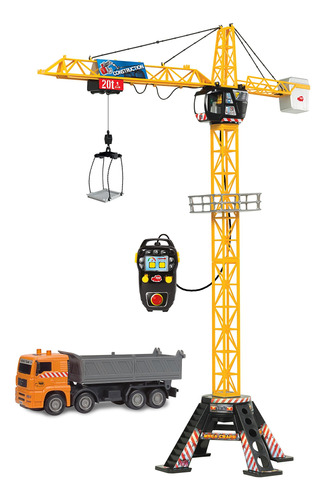 Dickie Toys Mega Crane Y Camión De 48  Y Juego