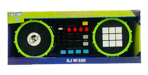 Dj Mixer Juguete Consola Con Luz Y Sonido Ar1 Ik0411 Ellobo