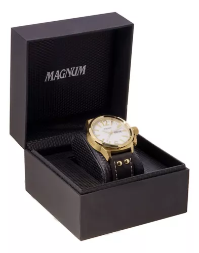 Relógios Web Shop - Loja Oficial Loja Credenciada Relógio Magnum Masculino  Ref: Ma31524l Casual Black