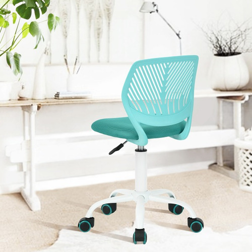 Silla De Oficina Altura Ajustable Carnation Turquesa