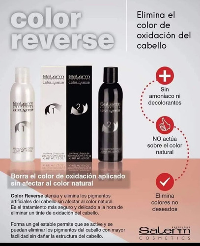 Kit Color Reverse Salerm Elimina Colores Artificiales