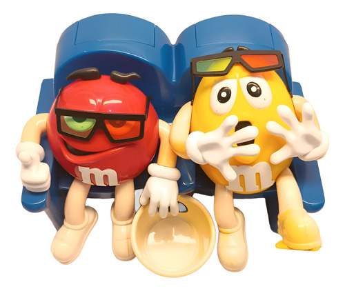 Dispenser M&m Mem At Movie 3d Cinema Sofá Raro Antigo (Usado)