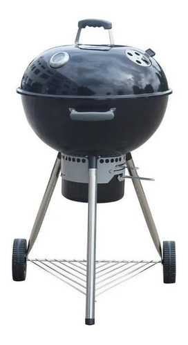 Asador Tipo Kettle 22 Con Percha Y Termómetro De Lujo