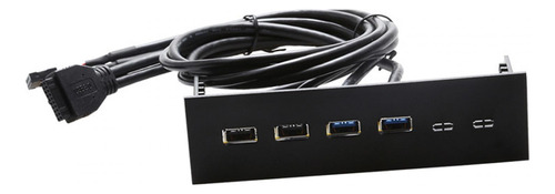 Hub De Panel Frontal Usb De 5,25 4 Puertos Usb3.0 2.0