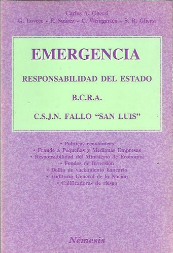 Emergencia Responsabilidad Del Estado Csjn Fallo San Luis