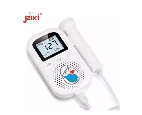 Imagen 2 de 5 de Monitor Fetal Doppler Latidos Fetales Corazón Bebé Pilas Gel