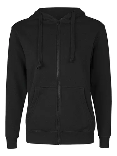 Poleron Hoodie Oversize Negro Mujer Basic - Uniforma