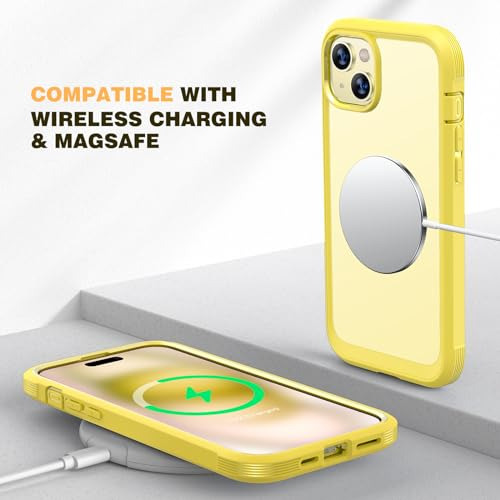 Funda Para iPhone 15 Lemon Amarillo 6.1 PuLG Plastico