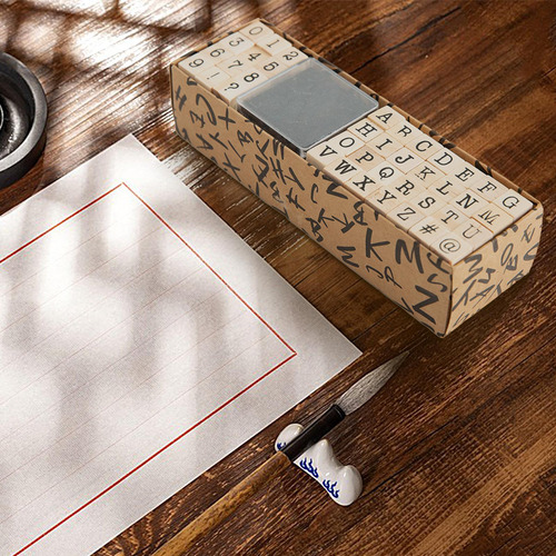 Juego De Sellos Alfabéticos 40 Sellos Multiusos Con Letras D