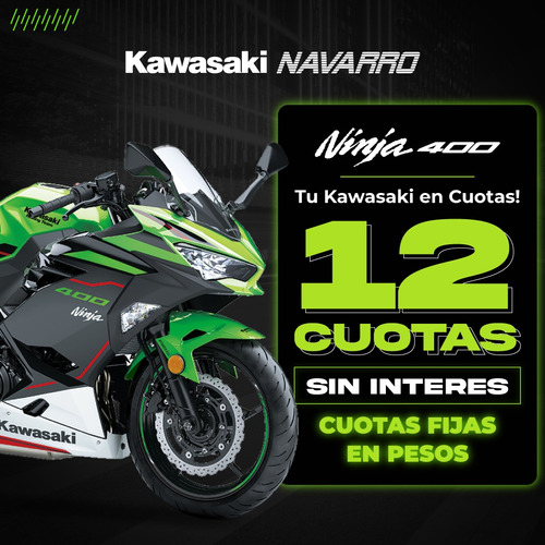 Kawasaki Ninja 400 - Prendario En 12 0% - Entrega En El Dia!