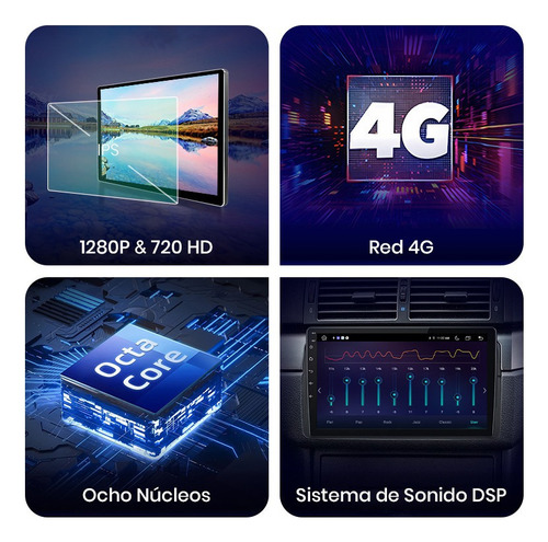 Radio De Coche 4g Android Carplay 6+128g Para