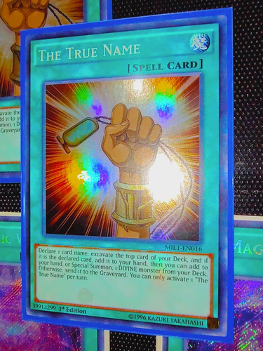 Yugioh! The True Name Super Rare Mil1-en016 1st Edition (Usado)