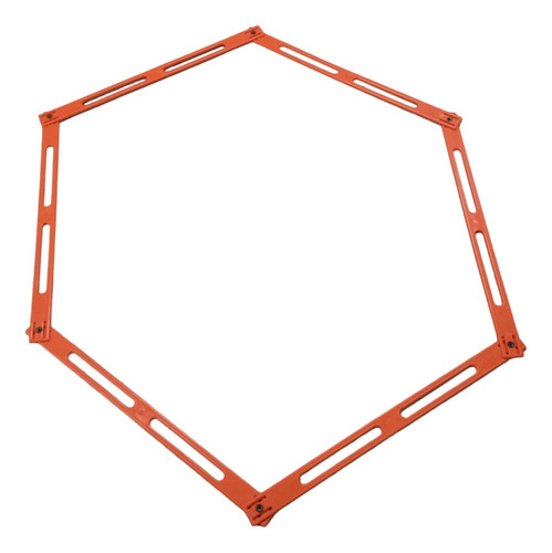 Pack X 10 Hexagonos De Coordinacion Varillas Plegables Pvc