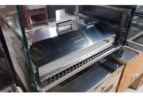 Espalhador Brasa Carvão + Abafador Inox 66cm, Churrasqueiras