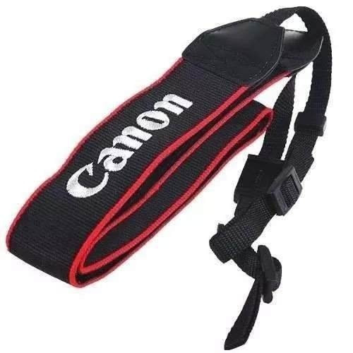 Alça Canon Pescoço Tiracolo Dslr Neck Strap