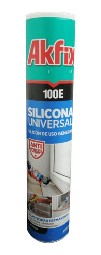 Silicona Universal Transparente Uso General 280 Ml. Akfix