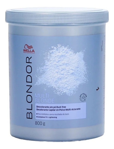 Polvo Decolorante Wella Blondor 800gr