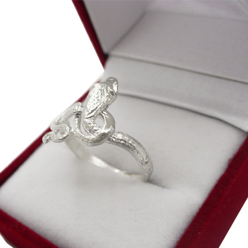 Anillo Plata 925 Víbora Serpiente Culebra Cobra Mujer