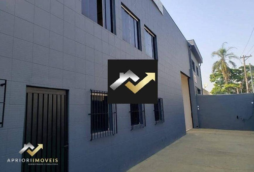 Galpão Para Alugar, 700 M² Por R$ 12.000/mês - Jardim Guarará - Santo André/sp - Ga0103