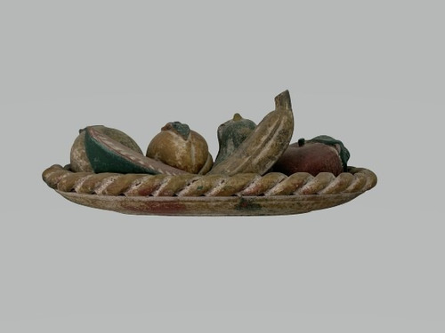 Cesta De Frutas De Ceramica Mexicana