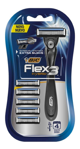 Aparelho De Barbear Flex 3 Hybrid Bic
