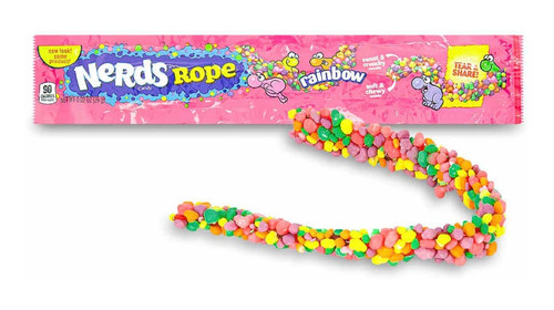 Dulces Americanos Importados Wonka® Nerds® Rope, Rainbow